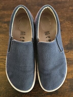 Birkenstock Oswego Slip On Sneaker 41(10) Midnight Blue Canvas/Suede